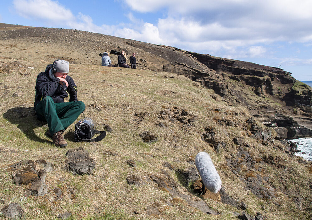 Stijn Demeulenaere Recording Iceland1 by Richard Youell